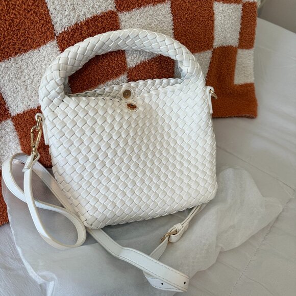 Vici Handbags - VICI Jessamine Woven Bag  in White